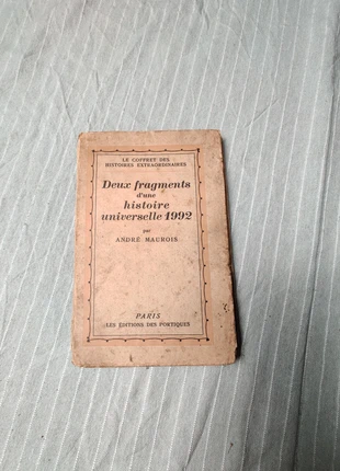 Deux fragments d'une histoire universelle 1992 – André Maurois (1928), zustand: Gut, 35,00 €, 37,45 € inklusive Vinted-Käuferschutz