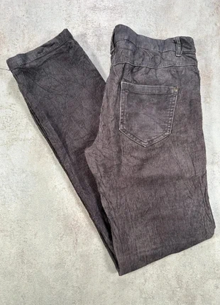 Pantalon En Velours Côtelé / Corduroy pimkie gris foncé uni taille 30, brand: Vintage Dressing, condition: Very good, size: XL / 42 / 14, €10.00, €11.20 includes Buyer Protection Pro