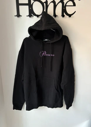 Pleasures Felpa Hoodie nera con cappuccio, marke: Pleasures, zustand: Neu, größe: M, 55,00 €, 58,45 € inklusive Vinted-Käuferschutz