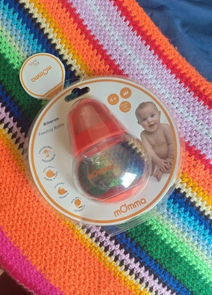 Momma flesje, merk: Moma, staat: Nieuw zonder prijskaartje, maat: 3-6 maanden / 62 cm, € 6,00, € 7,00 inclusief Kopersbescherming