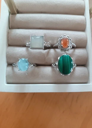 Lot de bague, marca: Inconnu, estado: Bom, tamanho: Ajustável, €18.00, €19.60 inclui Proteção do Comprador