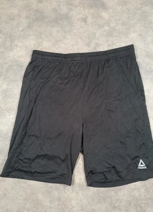 Short de sport homme reebok noir taille XXL en polyester avec des poches, marque: Reebok, état: Très bon état, taille: XXL, 9,90 €, 11,10 € Protection acheteurs incluse