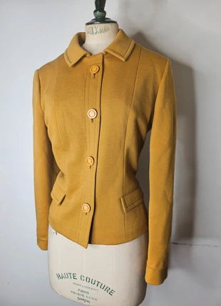 Veste vintage jaune moutarde, marca: Vintage Dressing, estado: Muito bom, tamanho: M / 38 / 10, €14.00, €15.40 inclui Proteção do Comprador Pro