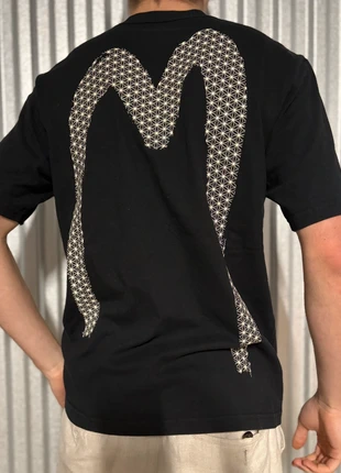 T-shirt Evisu noir Daicock Seagull coton japan printed X11-21, brand: Evisu, condition: Very good, size: L, €39.90, €42.60 includes Buyer Protection