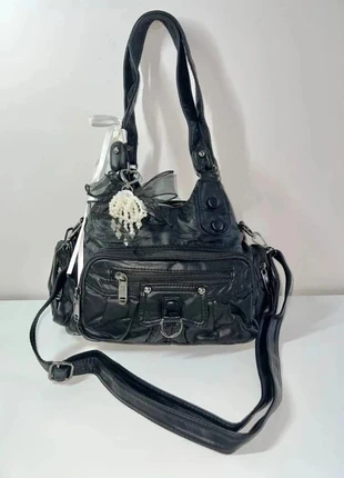 Sac a main et bandoulière - vintage - noir, marque: Vintage Dressing, état: Neuf sans étiquette, 45,00 €, 47,95 € Protection acheteurs (Pro) incluse