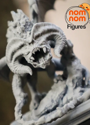 Chibi Balrog, 57 mm, 3D print, merk: nomnom figures, staat: Nieuw zonder prijskaartje, € 29,00, € 31,15 inclusief Kopersbescherming