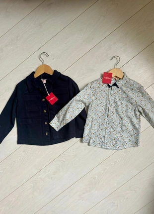 Ensemble chemise + veste neuves, merk: Du Pareil au Même, staat: Nieuw met prijskaartje, maat: 5 jaar / 110 cm, € 10,00, € 11,20 inclusief Kopersbescherming