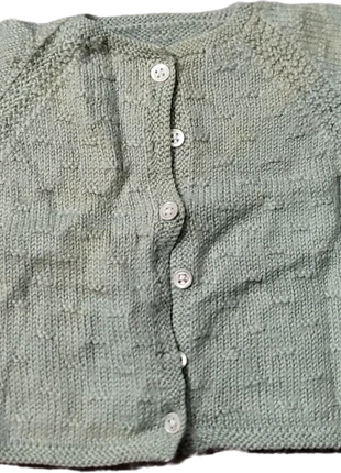 Gilet tricoté, brand: Fait Main, condition: Good, size: 3-6 months / 62 cm, €1.00, €1.75 includes Buyer Protection