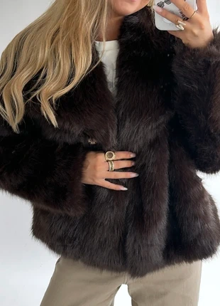 Sublime manteau chocolat en fausse fourrure - Taille M/L - Confortable et tendance, marque: Boutique indépendante, état: Neuf avec étiquette, taille: L / 40 / 12, 59,00 €, 62,65 € Protection acheteurs incluse