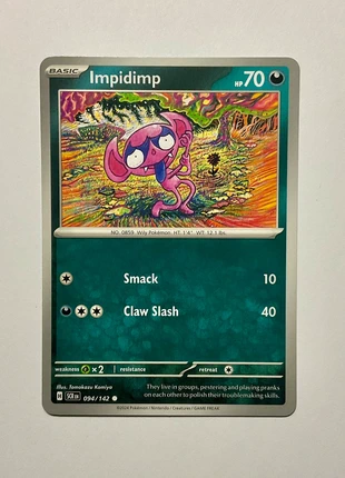 Impidimp - SCR 94/142 - Stellar Crown - eng - Komiya, marke: Pokémon, zustand: Sehr gut, 1,90 €, 2,70 € inklusive Vinted-Käuferschutz