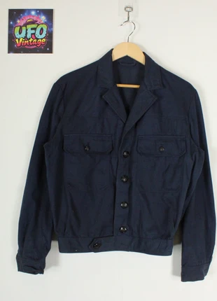 Vintage Polish Railway Workwear Jacket Men Oversized M Navy Blouson Chore Button, brand: polish railway, condition: Very good, size: M, £49.99, £53.19 includes Buyer Protection Pro