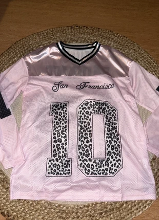 Tee shirt large manche longue, marke: Shein, zustand: Neu, mit Etikett, größe: XS / 34 / 6, 7,00 €, 8,05 € inklusive Vinted-Käuferschutz