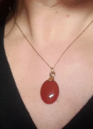 Pendentif cornaline, brand: Artisan, condition: Very good, €12.00, €13.30 includes Buyer Protection