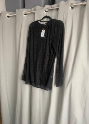 Top long en tulle à pois neuf grande taille, marke: Boohoo, zustand: Neu, mit Etikett, größe: 6XL / 52 / 24, 12,00 €, 13,30 € inklusive Vinted-Käuferschutz