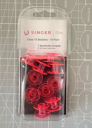 Singer | Elite Class 15 Bobbins -10 pack, brand: SINGER, condition: New without tags, £9.00, £10.15 includes Buyer Protection