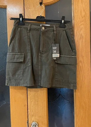 Soft denim cargo skirt, brand: Primark, condition: New with tags, size: M / 38 / 10, €7.00, €8.05 includes Buyer Protection
