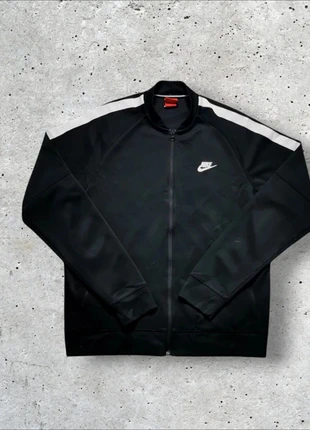 Veste Nike Track Jacket Full zip Noir  -Taille L logo floqué blanc -1245, merk: Nike, staat: Heel goed, maat: L, € 19,90, € 21,60 inclusief Kopersbescherming