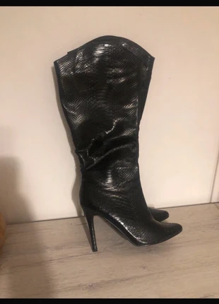 Botte similicuir effet crocodile, brand: La Bottine Souriante, condition: Very good, size: 40, €5.00, €5.95 includes Buyer Protection