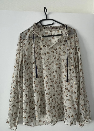 Blouse transparente à motif - Taille L, marque: Boheme, état: Très bon état, taille: L / 40 / 12, 3,00 €, 3,85 € Protection acheteurs incluse