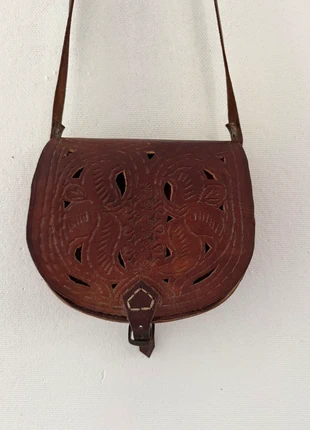 Sac bandoulière bohème | Boho Sholderbag | Schoudertas leer |, marque: Bohemia, état: Neuf sans étiquette, 10,00 €, 11,20 € Protection acheteurs incluse