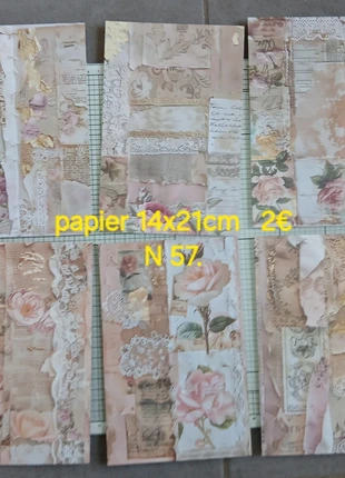 Lot papier scrapbooking, zustand: Neu, 2,00 €, 2,80 € inklusive Vinted-Käuferschutz