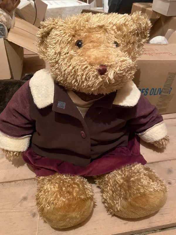 Peluche géante fille