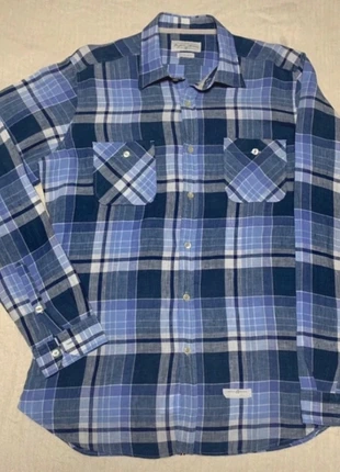Camisa hombre cuadros azul 👤 Chemise homme à carreaux bleus,, marque: opificio milano, état: Neuf sans étiquette, taille: 42 cm, 18,00 €, 19,60 € Protection acheteurs incluse