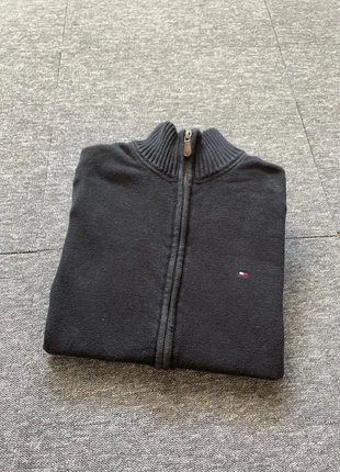Zip, cardigan, gilet sans capuche noir logo drapeau tommy Hilfiger taille S, marque: Tommy Hilfiger, état: Très bon état, taille: S / 36 / 8, 31,00 €, 33,25 € Protection acheteurs incluse