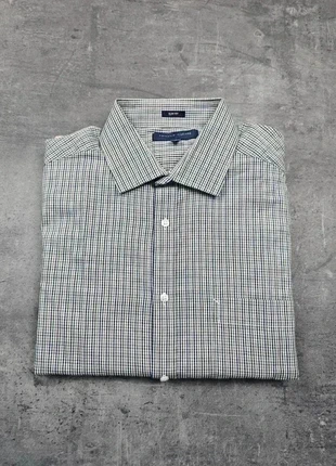 Chemise a carreaux blanc bleu |tommy hilfiger |Taille L 16 | coupe slim, merk: Tommy Hilfiger, staat: Heel goed, maat: L, € 12,00, € 13,30 inclusief Kopersbescherming