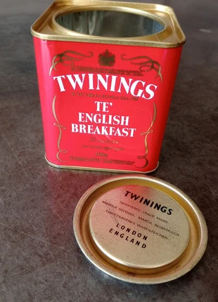 Scatola di latta vintage Twinings, marca: Twinings, estado: Muito bom, €12.00, €13.30 inclui Proteção do Comprador