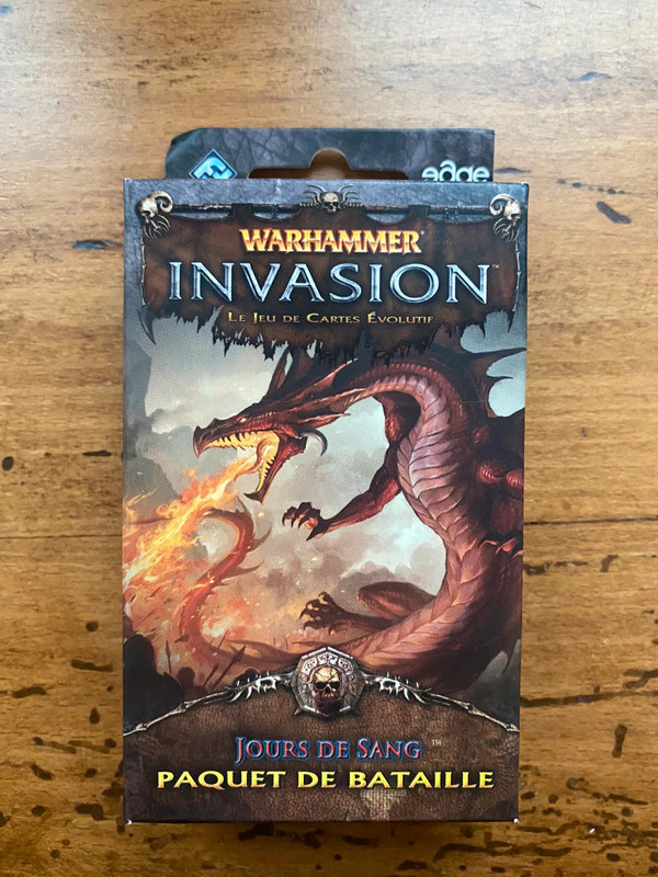 Jeu de cartes invasion neuf