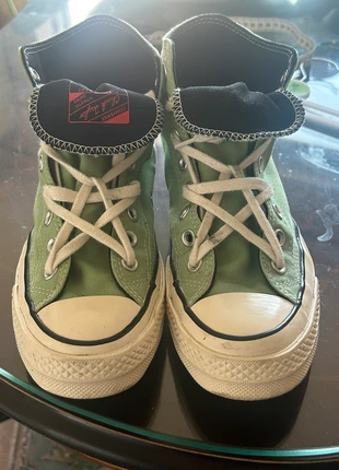 (39.5) green converse, brand: Converse, condition: Very good, size: 39.5, €22.00, €23.80 includes Buyer Protection