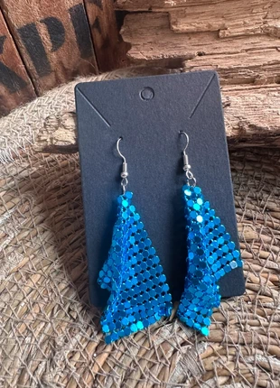 Retro oorbellen / blauw / matjes / najaarscollectie, brand: Boheme, condizioni: Nuovo senza cartellino, €3.99, €4.89 include la Protezione acquisti