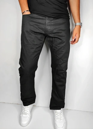 Pantalon droit large noir à rayures Celio T.44, marque: Celio, état: Très bon état, taille: XL, 15,00 €, 16,45 € Protection acheteurs (Pro) incluse