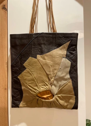 Sac shopper vintage en cuir patchwork années 70, marca: Vintage Chic, estado: Muy bueno, 30,00 €, 32,20 € Protección al comprador incluida