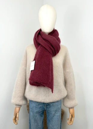 Écharpe mohair bordeaux, état: Neuf avec étiquette, 55,00 €, 58,45 € Protection acheteurs (Pro) incluse