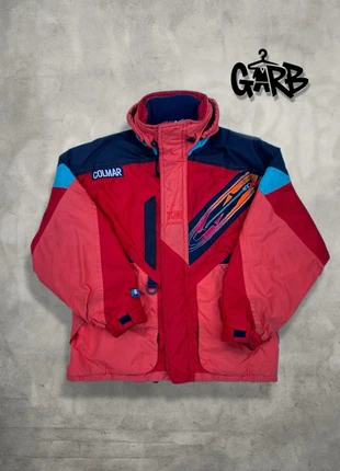 Vintage 1995 Red Colmar Ski Jacket – Retro Italian Winterwear, marke: COLMAR, zustand: Sehr gut, größe: L, 19,99 €, 21,69 € inklusive Vinted-Käuferschutz