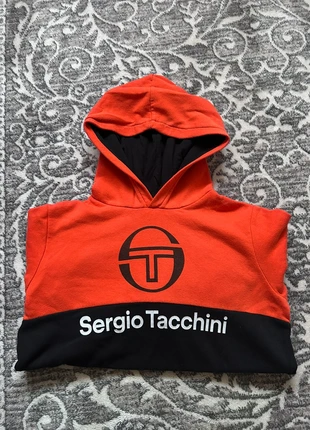 Sweat à Capuche Pull Sergio Tacchini Orange & Noir, marke: Sergio Tacchini, zustand: Gut, größe: 14 Jahre / 164, 14,50 €, 15,93 € inklusive Vinted-Käuferschutz