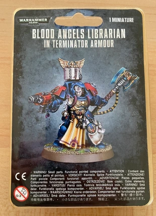 Blood Angels Librarian en Armure Terminator – Warhammer 40,000, brand: Warhammer, condizioni: Ottime, €26.00, €28.00 include la Protezione acquisti