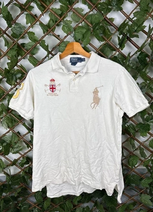 Polo Ralph Lauren blanc brodé, marque: Ralph Lauren, état: Très bon état, taille: M, 17,40 €, 18,97 € Protection acheteurs (Pro) incluse