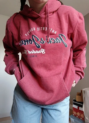 Sweat à capuche rouge, marke: Jack & Jones, zustand: Neu, größe: M / 38 / 10, 5,00 €, 5,95 € inklusive Vinted-Käuferschutz