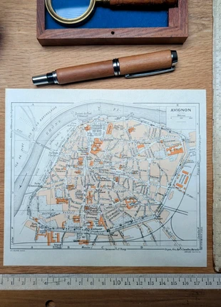 Imprimée en 1953, Carte d'Avignon, Vaucluse. Original Vintage Authentique., brand: LesOubliées, condition: Very good, €9.90, €11.10 includes Buyer Protection Pro