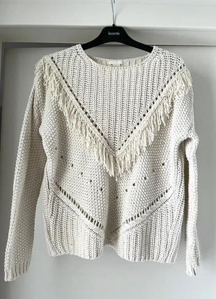 Pull écru boho style H&M taille XS/S, marque: H&M, état: Très bon état, taille: XS / 34 / 6, 8,00 €, 9,10 € Protection acheteurs incluse