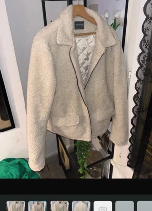 Jolie veste en moumoute couleur crème pour homme, condition: Very good, size: M / 38 / 10, €5.00, €5.95 includes Buyer Protection