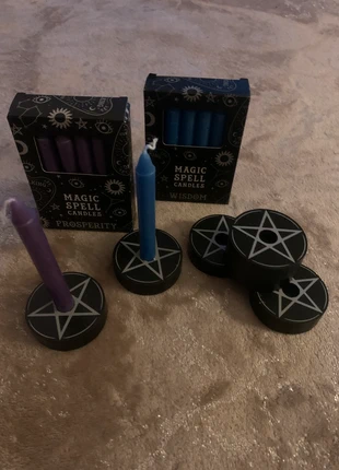 Magic spell candles and holders, brand: Spirit of Equinox, condition: New without tags, £15.00, £16.45 includes Buyer Protection