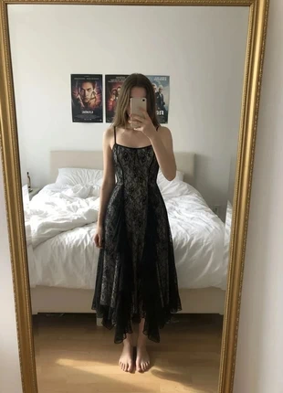 Robe Longue Noire Dentelle – Élégante / Sexy / Cocktail Chic / Soirée Glamour, marca: Lunevia, estado: Muito bom, tamanho: M / 38 / 10, €59.90, €63.60 inclui Proteção do Comprador Pro