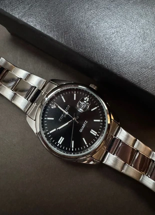 Silver & Black Face Dial Men’s Watch / Brand New / Gift Box, brand: Quartz, condition: New without tags, size: 39–42 mm, £13.80, £15.19 includes Buyer Protection Pro