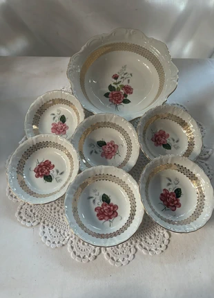 Service à dessert en porcelaine Bavaria, marque: Bavaria, état: Très bon état, 28,00 €, 30,10 € Protection acheteurs incluse