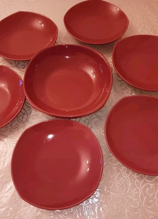 Ensemble service 7 pièces 1 plat service, 6 assiettes creuses, marque: service assiettes et plat vaisselle, état: Très bon état, 9,00 €, 10,15 € Protection acheteurs incluse