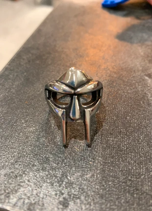 MF DOOM ring, brand: MF Doom, condition: Very good, size: 20.6 mm / V½, £12.00, £13.30 includes Buyer Protection